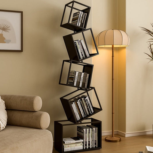 5-Tier Steel Bookcase | Stylish Storage Solution for Your Office