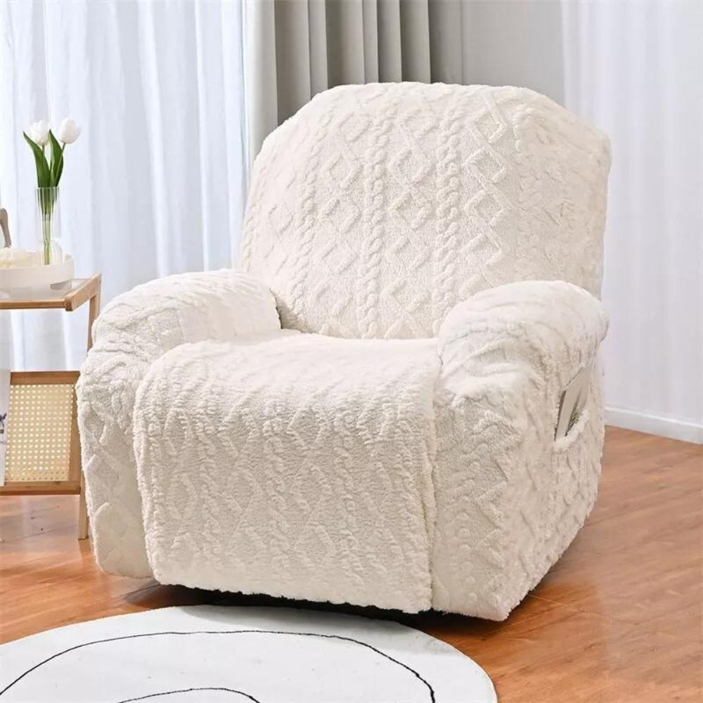 Contemporary Recliner Cover - Flexible Fabric Protection