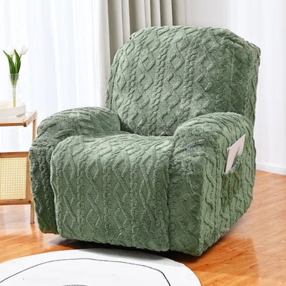 Contemporary Recliner Cover - Flexible Fabric Protection