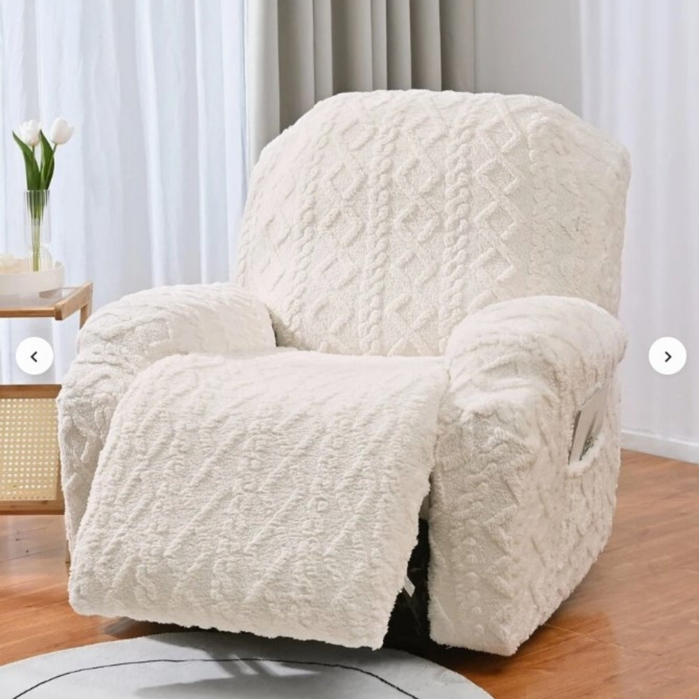 Contemporary Recliner Cover - Flexible Fabric Protection