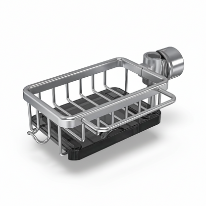 Effortless Sink Organizer with Quick Drain Technology