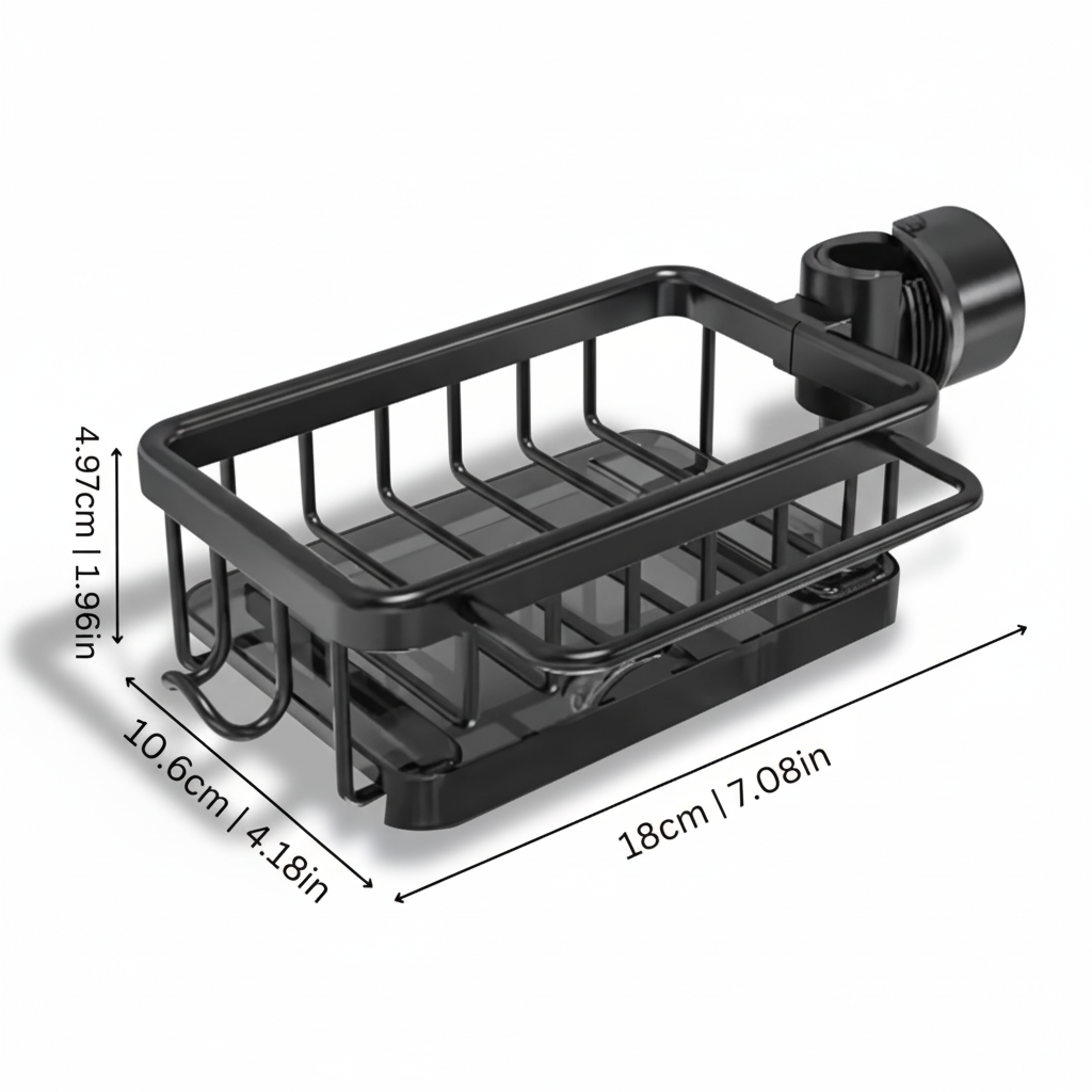 Effortless Sink Organizer with Quick Drain Technology