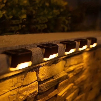 Solar-Powered Outdoor Wall Lighting for Fences and Patios