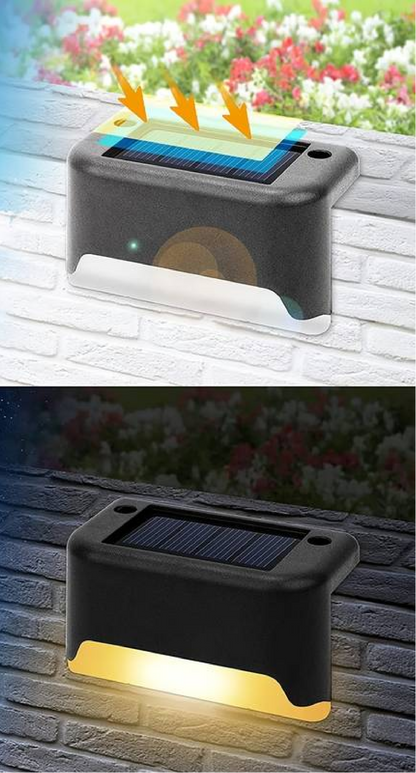 Solar-Powered Outdoor Wall Lighting for Fences and Patios