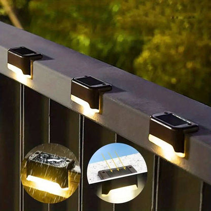 Solar-Powered Outdoor Wall Lighting for Fences and Patios