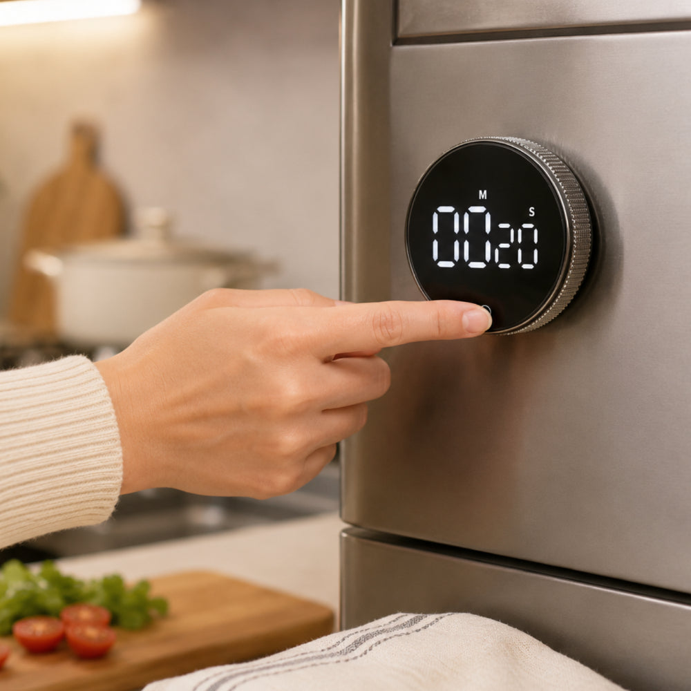 Magnetic Countdown Timer for Effortless Cooking Management