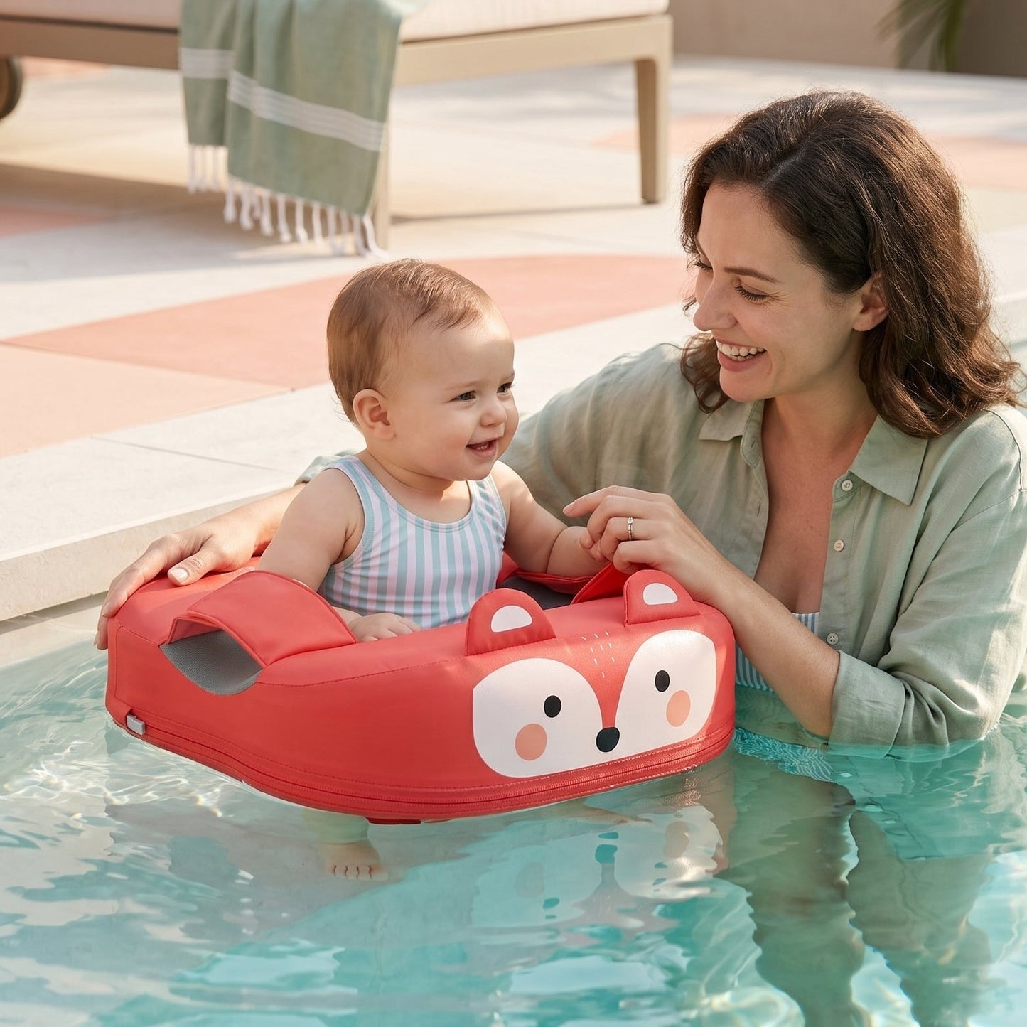 Inflatable Baby Pool Float for Water Fun