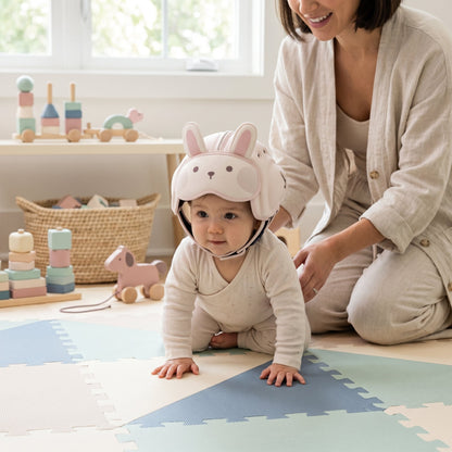 Child Safety Helmet in Pebble Design