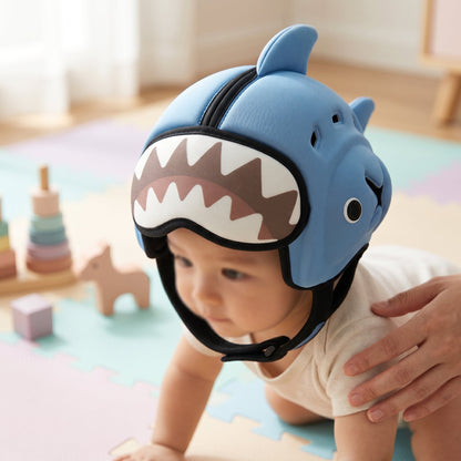 Child Safety Helmet in Pebble Design