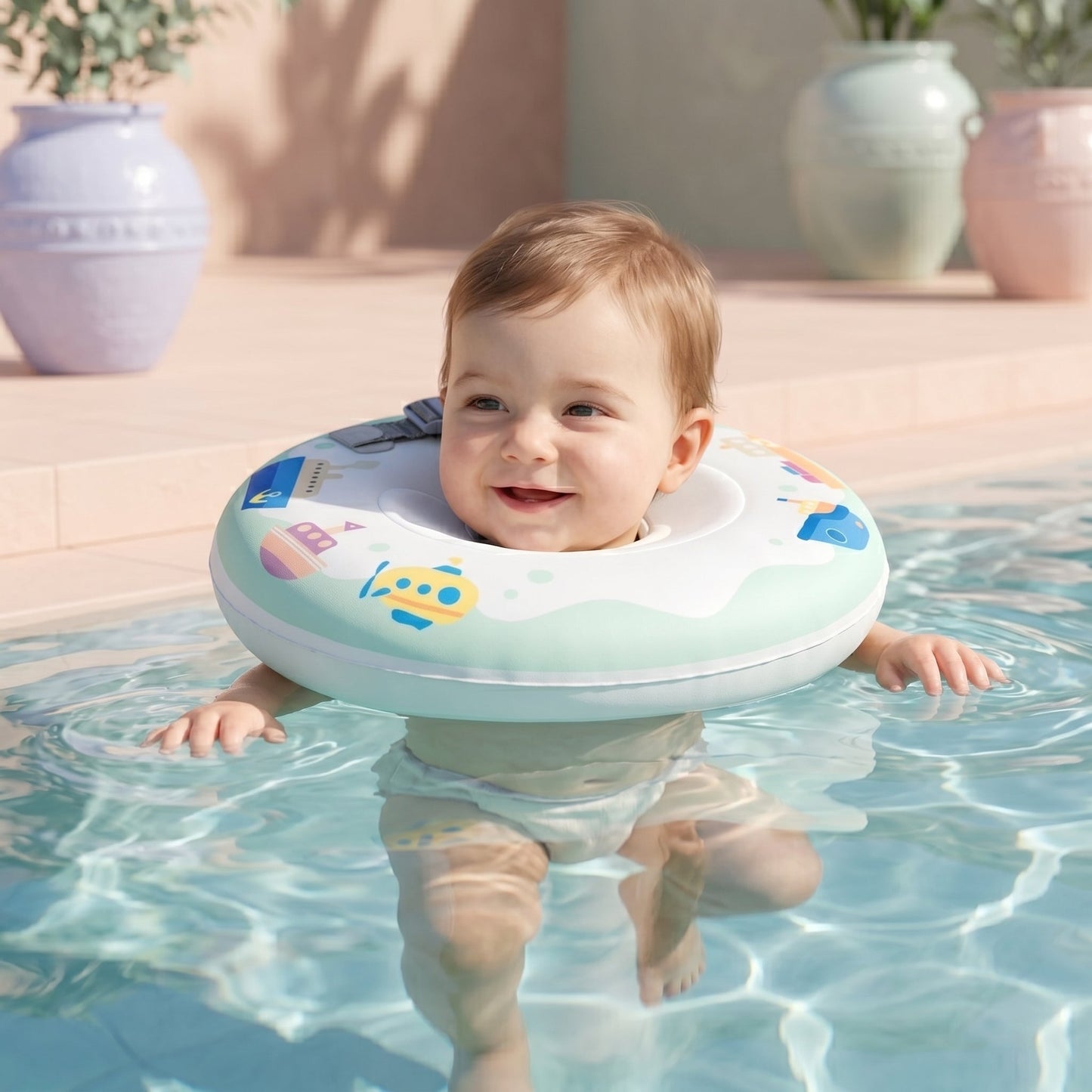 Inflatable Neck Float for Infants