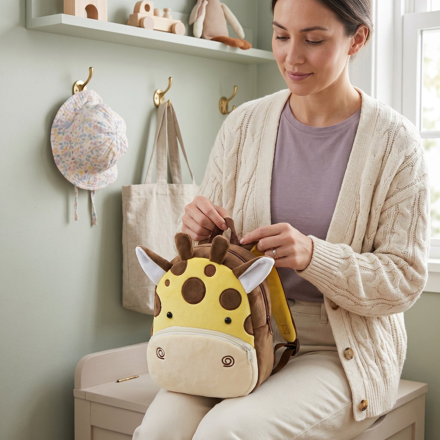 Mini Backpack for Kids in Maple Color