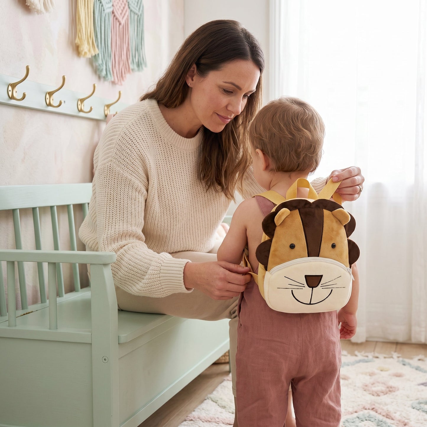 Mini Backpack for Kids in Maple Color