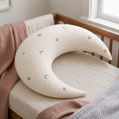 U-Shape Baby Pillow with Petal Design