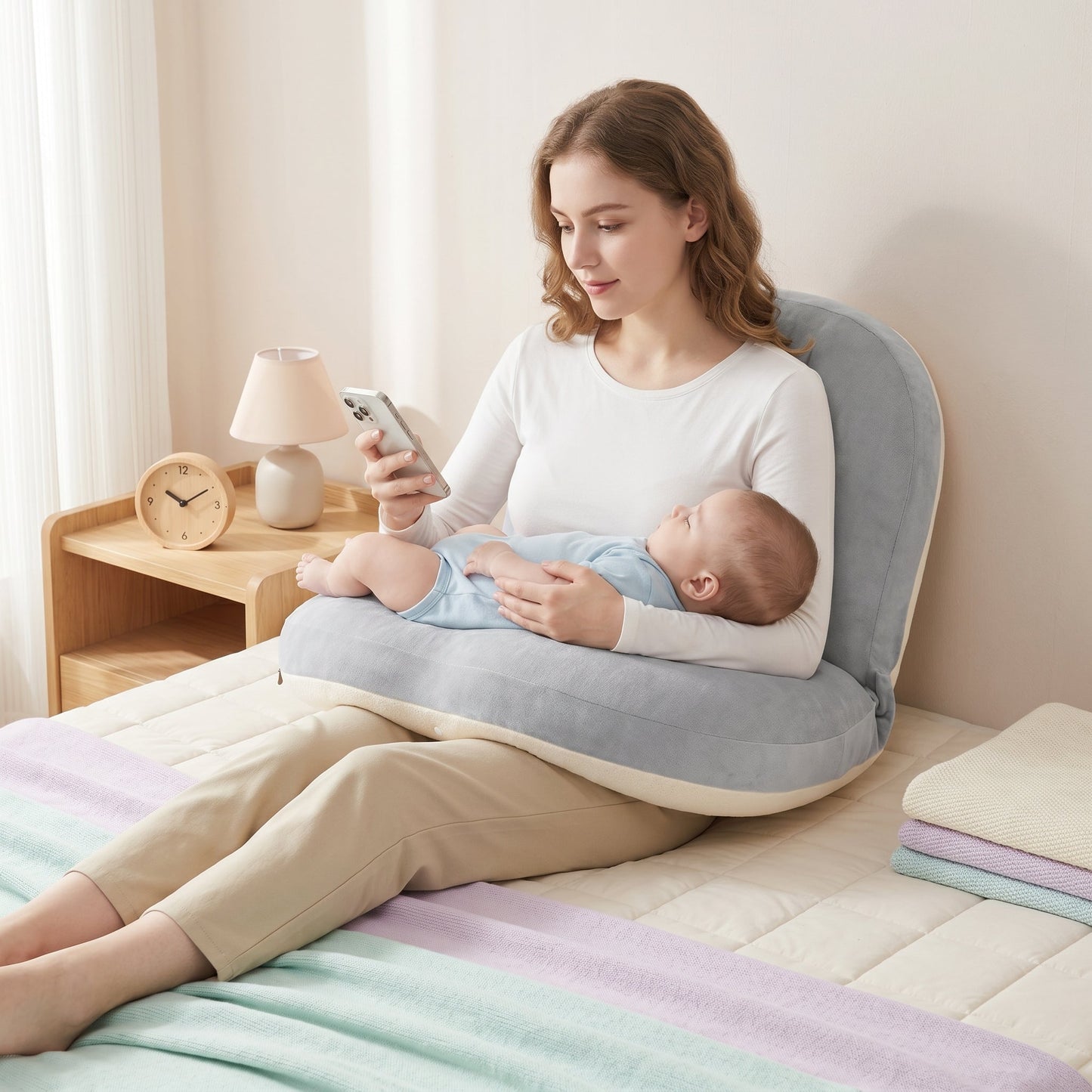 Infant Feeding Support Pillow
