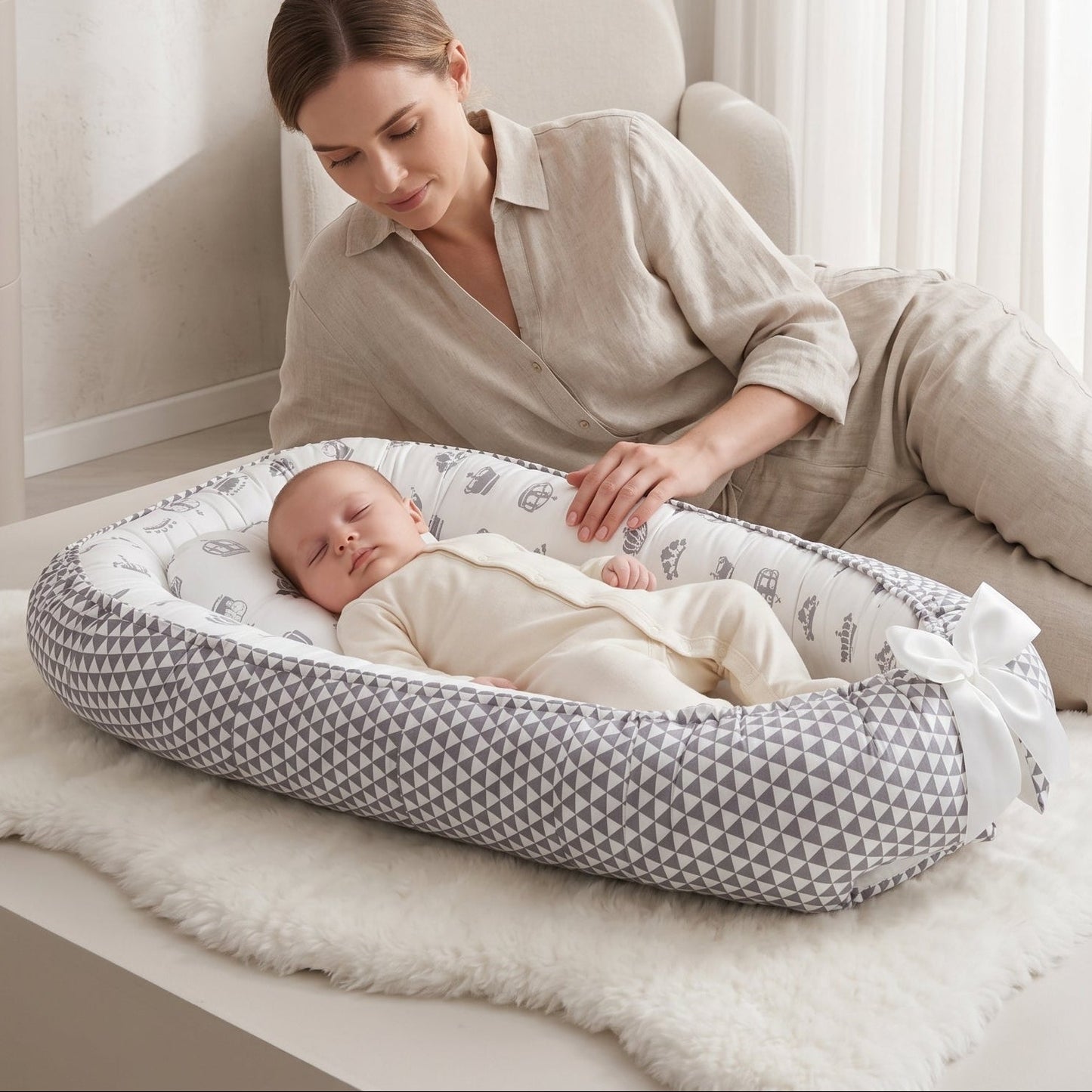 Portable Baby Lounge Cushion