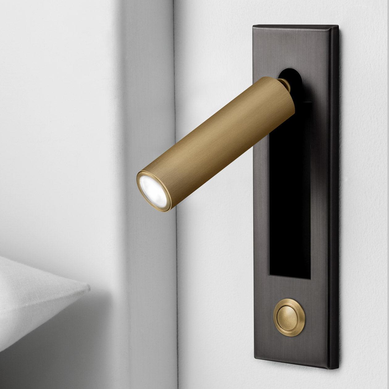 Chic Wall-Mounted Light for Inviting Bedroom Ambiance