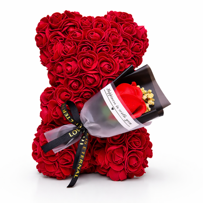 Charming Floral Bear for Home Decoration - Perfect Gift