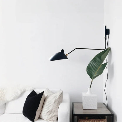 Versatile Wall Lamp with Adjustable Dual Arms for Perfect Lighting
