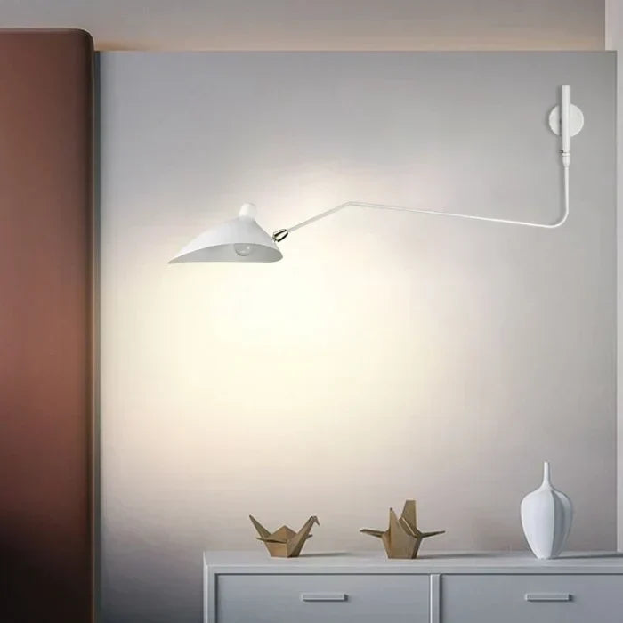 Versatile Wall Lamp with Adjustable Dual Arms for Perfect Lighting
