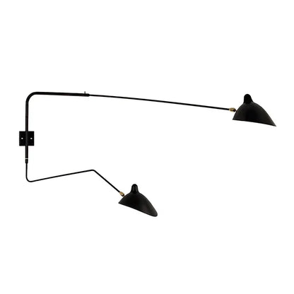 Versatile Wall Lamp with Adjustable Dual Arms for Perfect Lighting