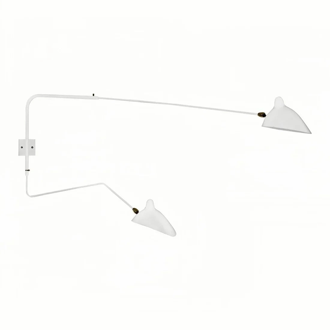 Versatile Wall Lamp with Adjustable Dual Arms for Perfect Lighting