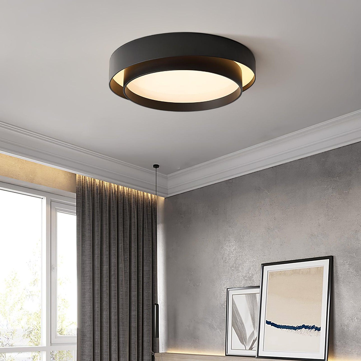 Sleek LED Ceiling Light Fixture | Modern Minimalist Design