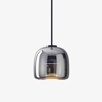 Sleek Glass Hanging Light for Dining and Kitchen Areas