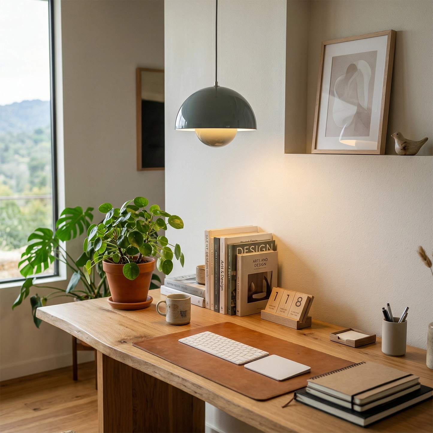 Stylish Pendant Light - Adaptable Mid-Century Inspired Design