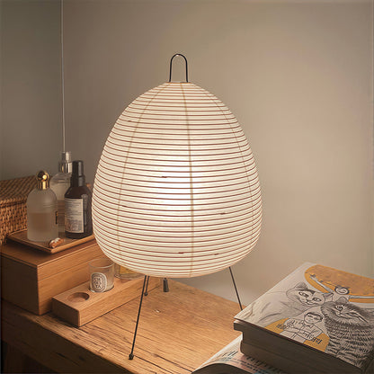 Tranquil Glow Rice Paper Lamp – Elegant Minimalist Design