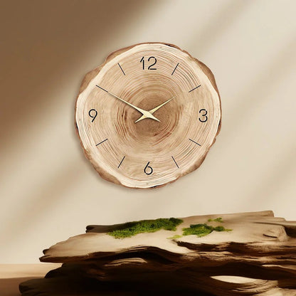 Sophisticated Wooden Wall Clock for Contemporary Interiors