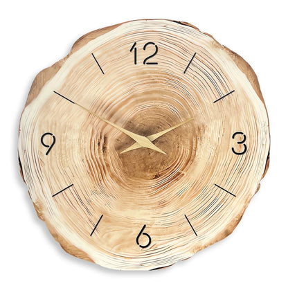 Sophisticated Wooden Wall Clock for Contemporary Interiors