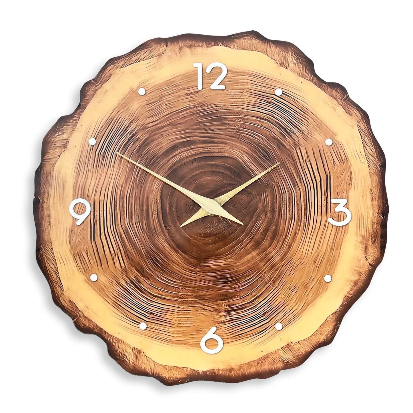 Sophisticated Wooden Wall Clock for Contemporary Interiors