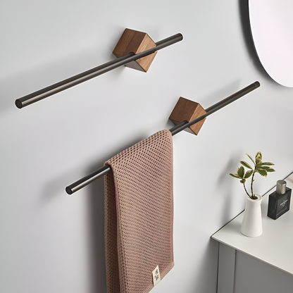 Modern Wall-Mounted Towel Rack for Stylish Spaces