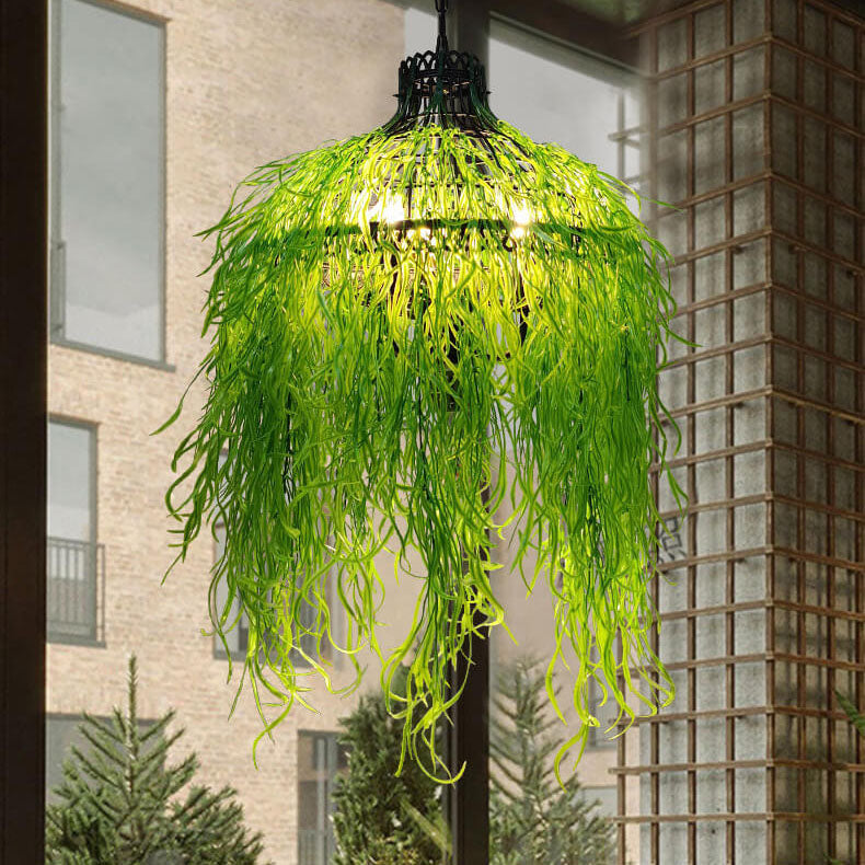 Nature-Inspired 3-Light Chandelier for Elegant Spaces