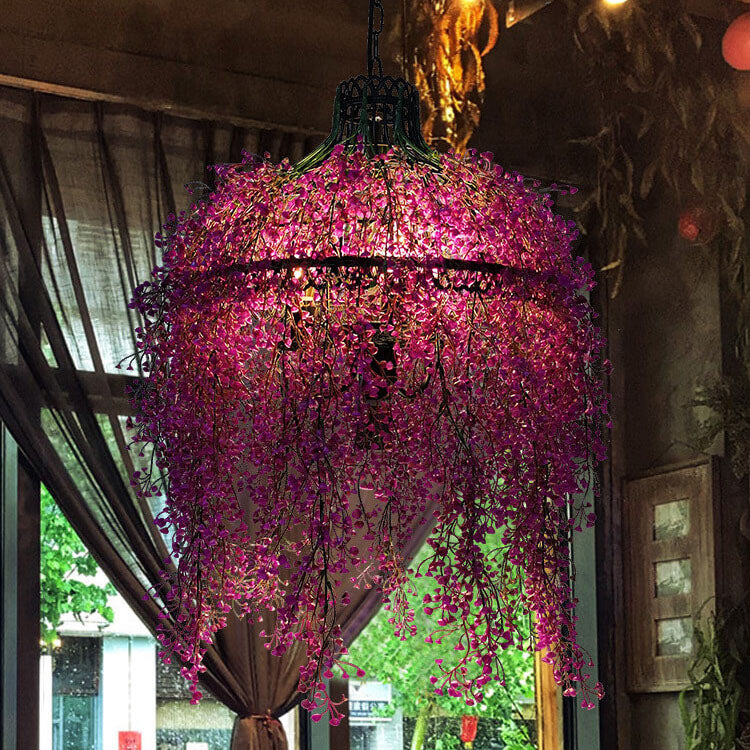 Nature-Inspired 3-Light Chandelier for Elegant Spaces
