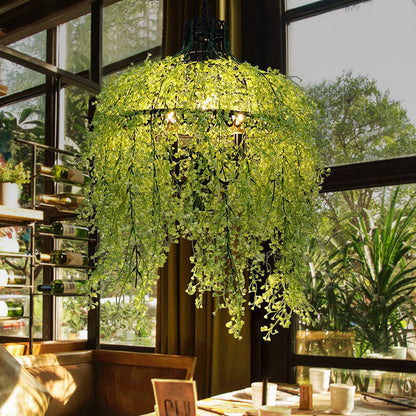 Nature-Inspired 3-Light Chandelier for Elegant Spaces