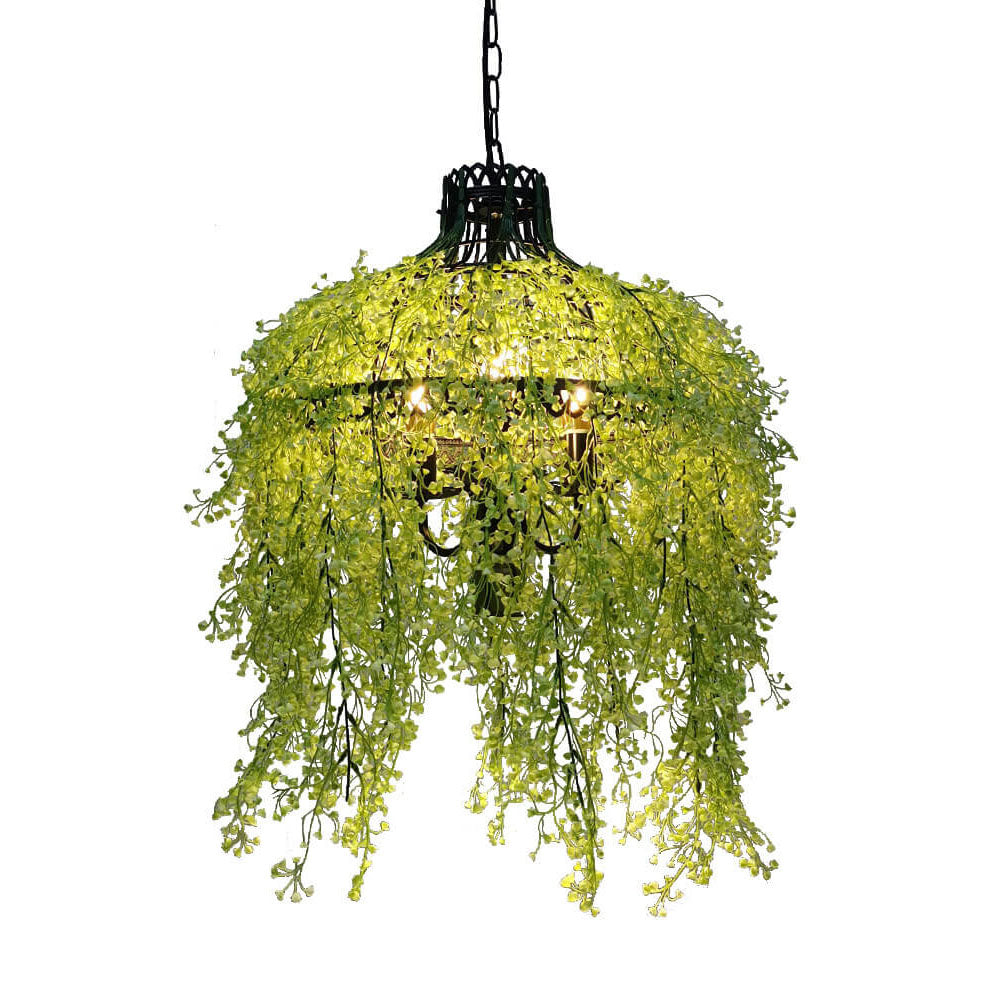 Nature-Inspired 3-Light Chandelier for Elegant Spaces