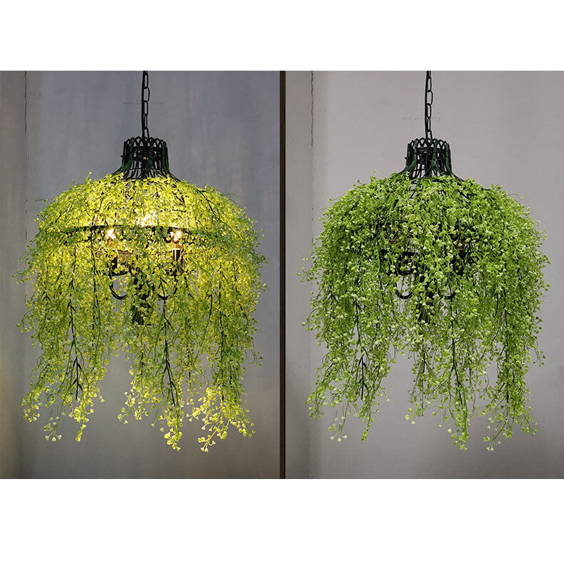 Nature-Inspired 3-Light Chandelier for Elegant Spaces