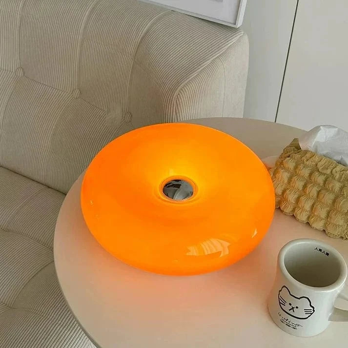 Stylish Dimmable LED Desk Lamp – Modern Circular Design
