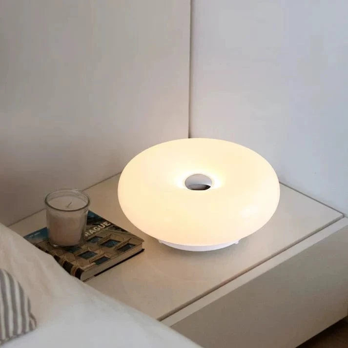 Stylish Dimmable LED Desk Lamp – Modern Circular Design