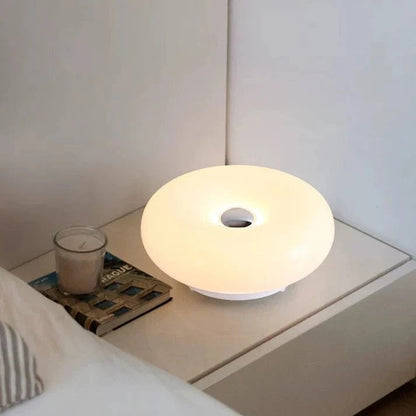 Stylish Dimmable LED Desk Lamp – Modern Circular Design