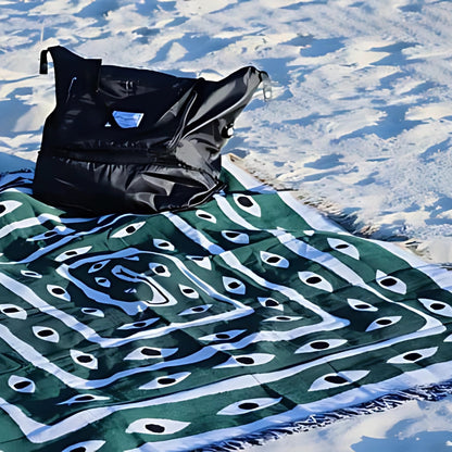 Moderniqa | 100% Cotton snake throw blanket 5