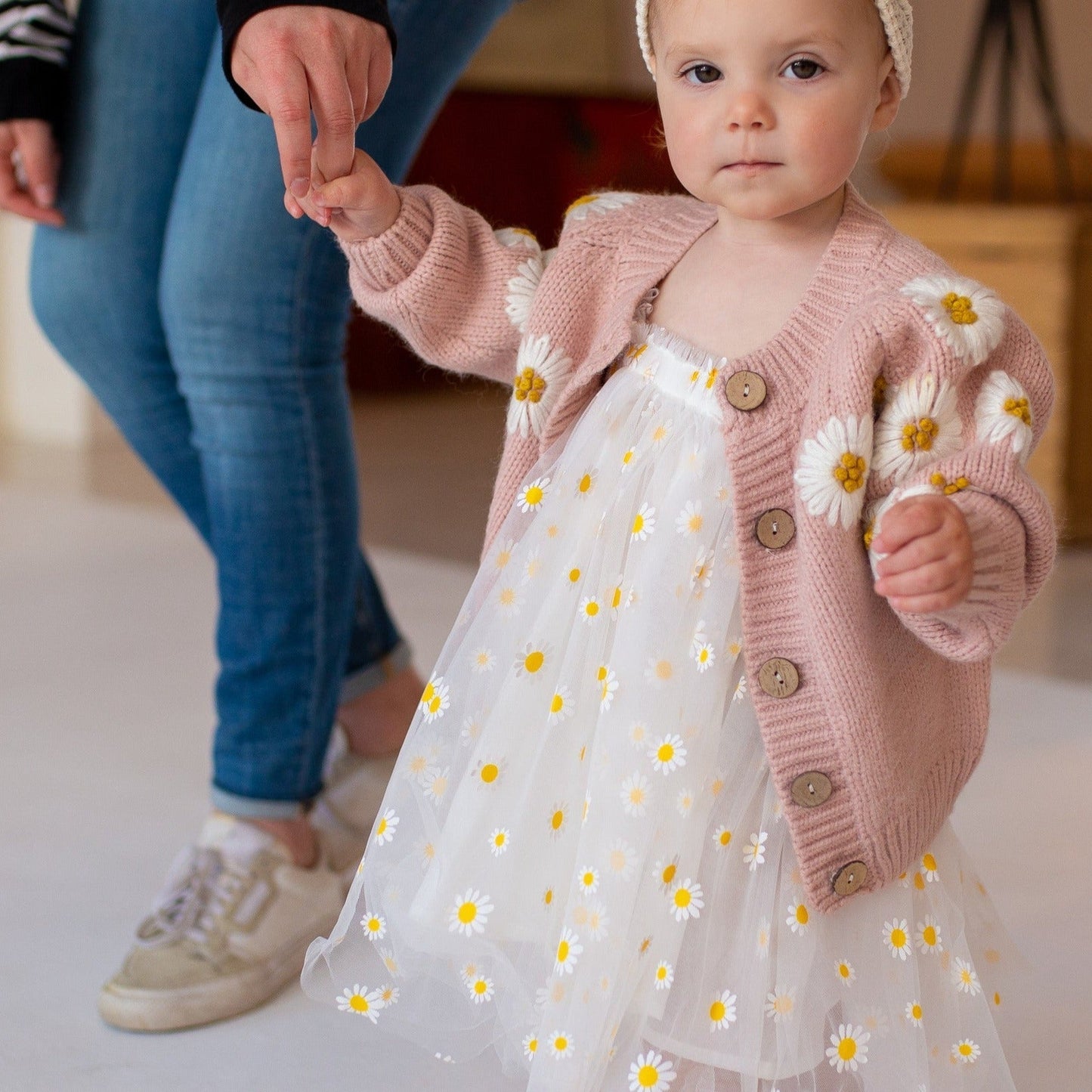 Tulle Baby Dress in Floral Design