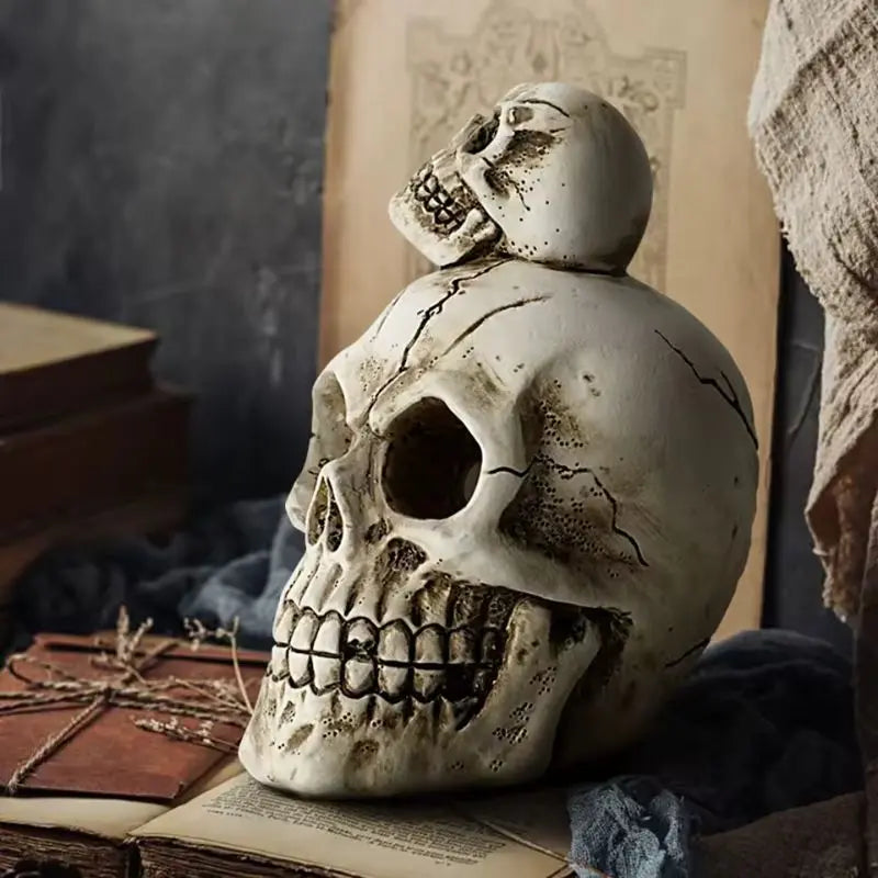 Whimsical Skull Decoration Set for Halloween Festivities