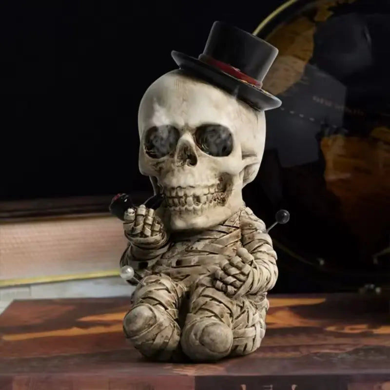 Whimsical Skull Decoration Set for Halloween Festivities