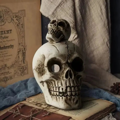 Whimsical Skull Decoration Set for Halloween Festivities