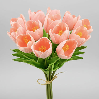 Lifelike Tulip Arrangement for Year-Round Elegance