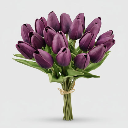 Lifelike Tulip Arrangement for Year-Round Elegance