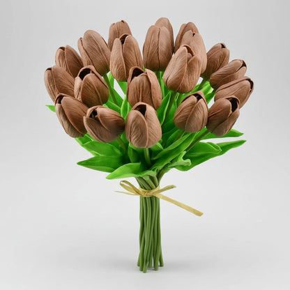 Lifelike Tulip Arrangement for Year-Round Elegance