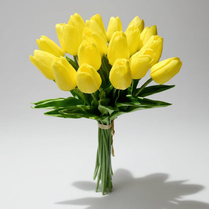 Lifelike Tulip Arrangement for Year-Round Elegance